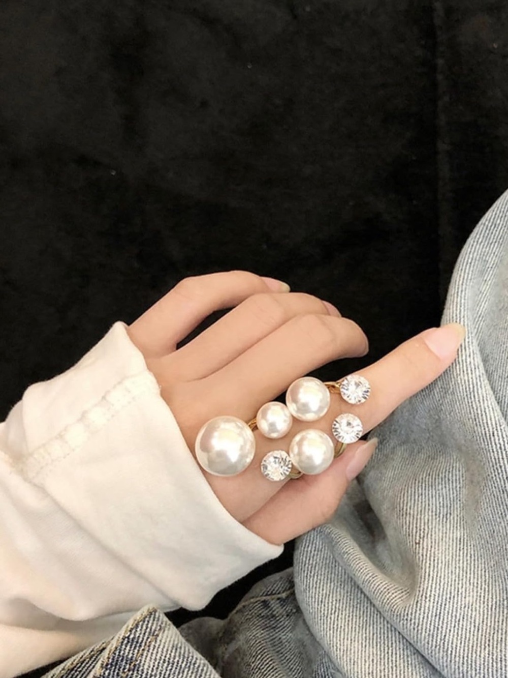Celestia Pearl Constellation Ring